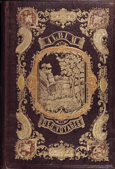Romantic Cover of Album of Voyages by French School