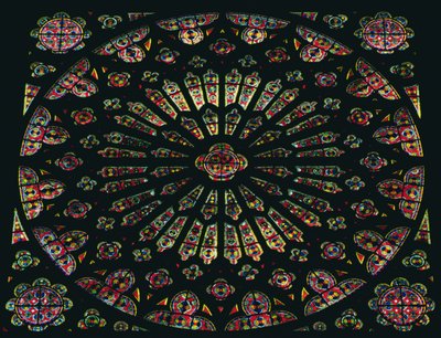 Rose Window by French School