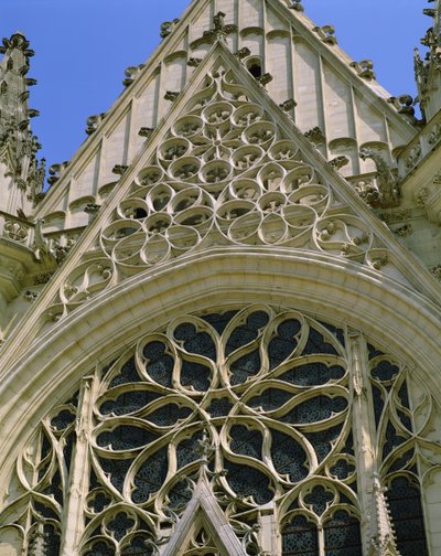 Rose window by French School