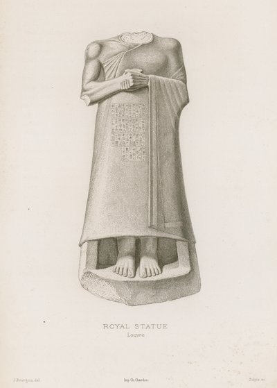 Royal Statue, Louvre by French School