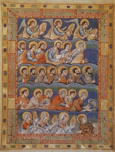 Sacramentary of Saint-Denis, France, 9th century by French School