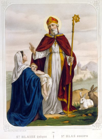 Saint Blaise by French School