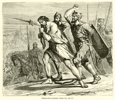 Zedekiah Taken Prisoner by French School