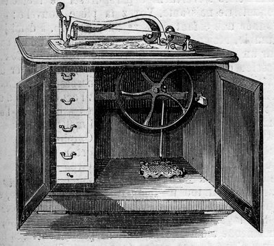 Sewing machine by French School