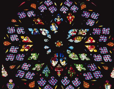 South rose window by French School