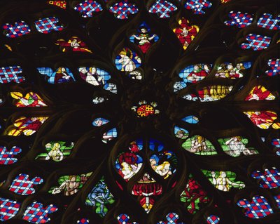 South rose window by French School