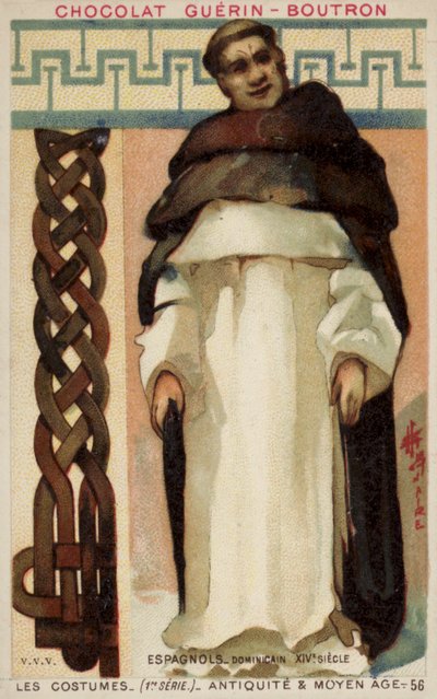 Spanish Dominican Friar, 14th Century by French School