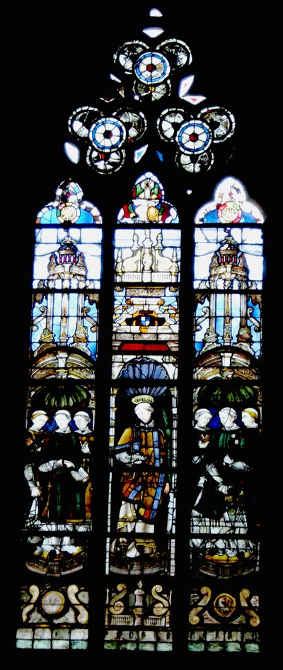 St. Benedict and Benedictine Monks by French School