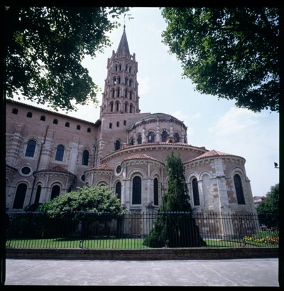 St. Sernin, begun c.1075-80 by French School