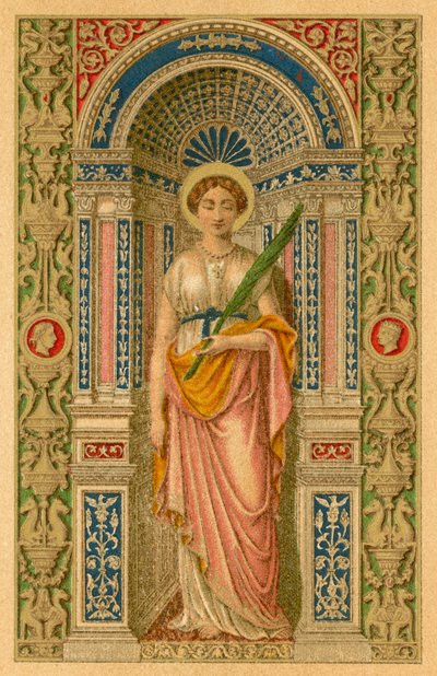 Saint Agatha, Virgin and Martyr by French School