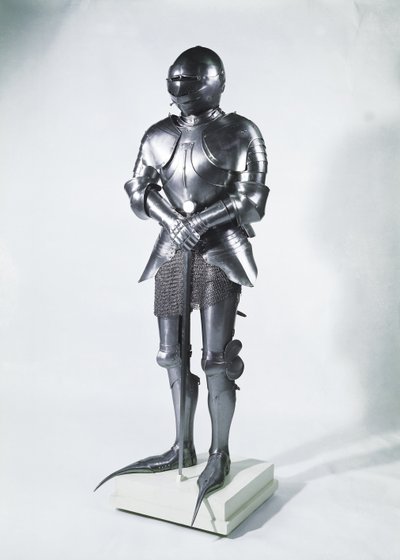 Suit of Armour with Poulaines, c.1480 by French School
