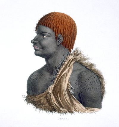 Tasmanian Aborigine, 1812 by French School