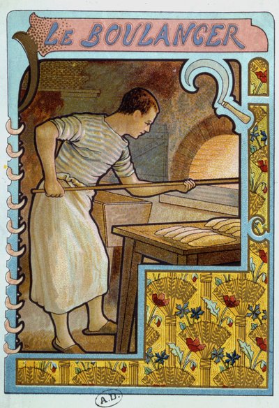 The Baker, 1899 by French School