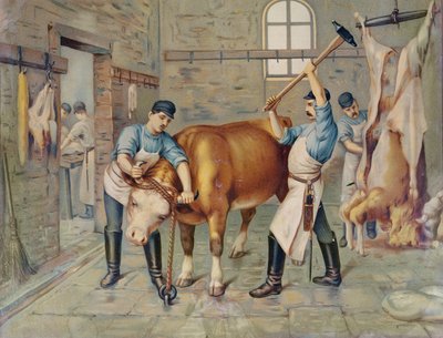 The Butcher, 19th century by French School