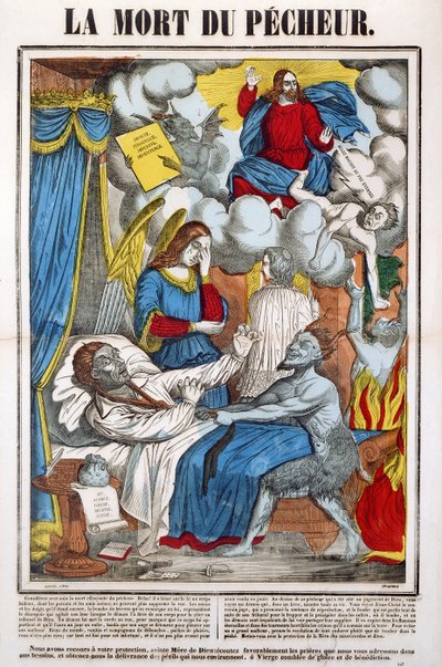 The Death of a Sinner by French School
