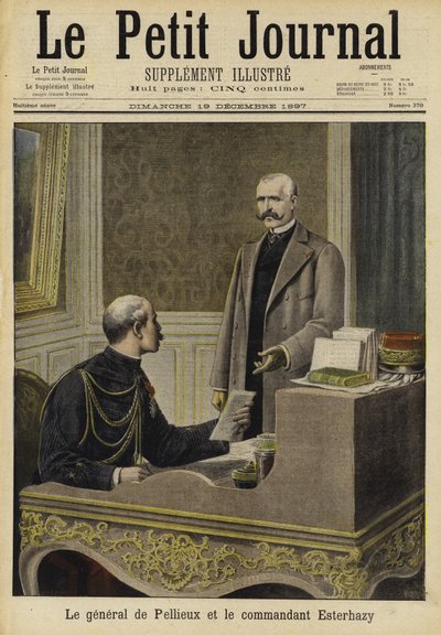 The Dreyfus Affair, 1897 by French School