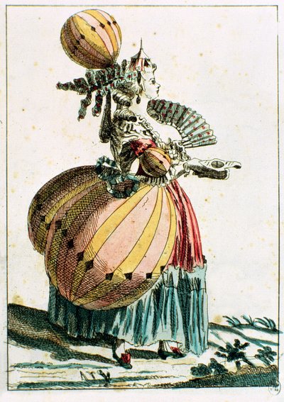 The Flying Coquette by French School