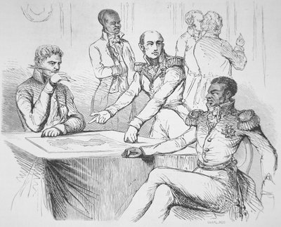 The French Treaty over Haiti by French School