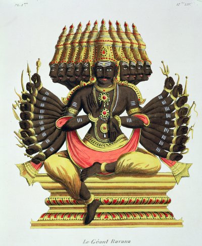 The Giant Ravana by French School
