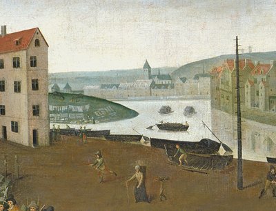 The Ile Notre-Dame by French School
