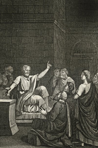 The Last Moments of Socrates by French School