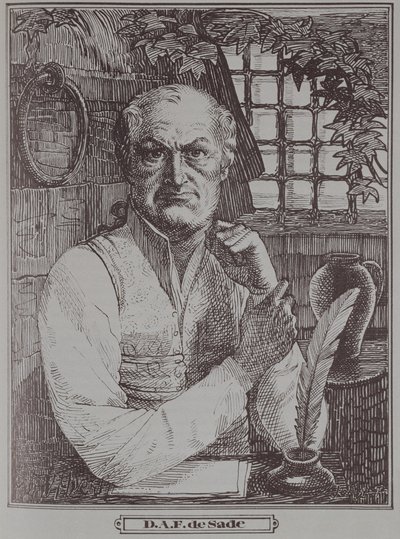 The Marquis de Sade in Prison by French School