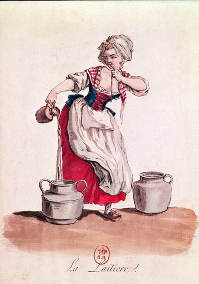 The Milkmaid by French School