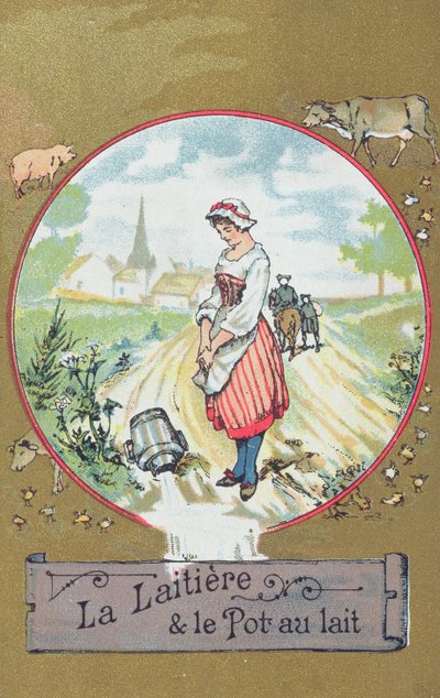 The Milkmaid and Her Pail by French School