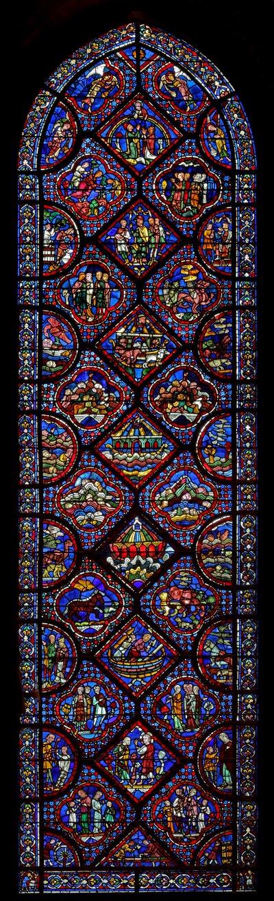 The Noah Window by French School