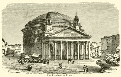 The Pantheon at Rome by French School