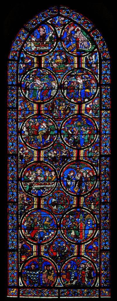 The Passion window by French School