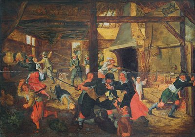 The Pillage of a Farm by French School