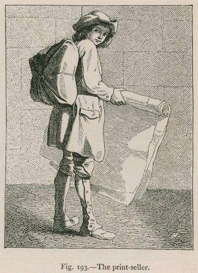 The Print-Seller by French School