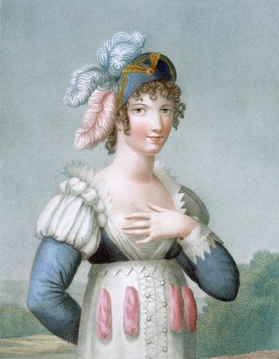 The Proud Spanish, Engraved by L. Dibart by French School