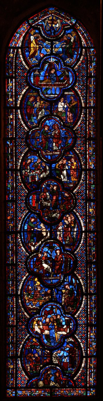 The St. John window by French School