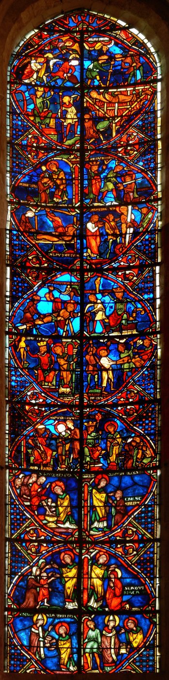 The St. Laurence window by French School