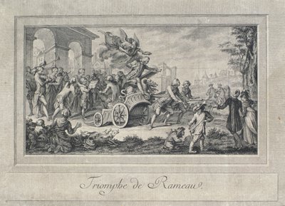 The Triumph of Jean Philippe Rameau (1683-1764) by French School