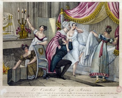 The Wedding Night by French School