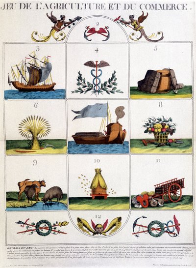 The Game of Agriculture and Commerce by French School