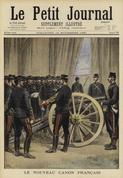 The New French Cannon, 1897 by French School