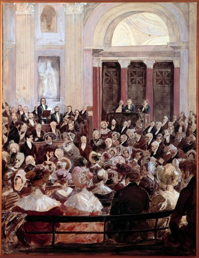 The poet and writer Victor Hugo by French School
