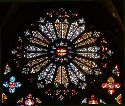 The west rose window by French School