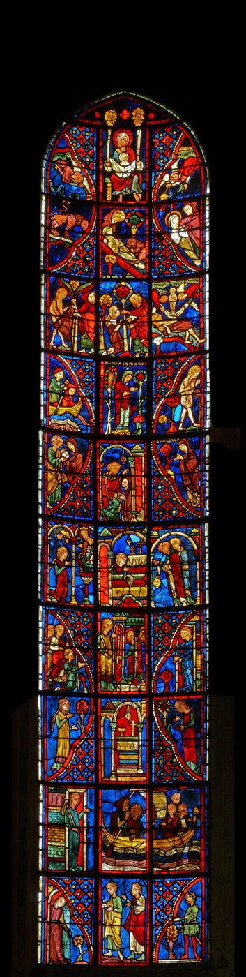 The window of St. Mary the Egyptian by French School