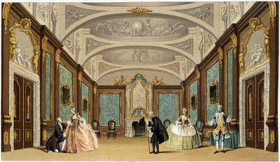 Theatre scene, France by French School