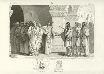 Theuderic III, King of the Franks by French School