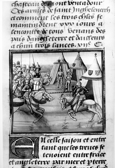 Thirty Day Tournament, from Froissart