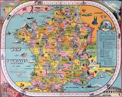 Tour de France Game, c.1930 by French School