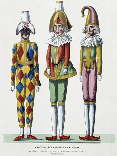 Toys of the First Empire: Harlequin, Bobèche by French School