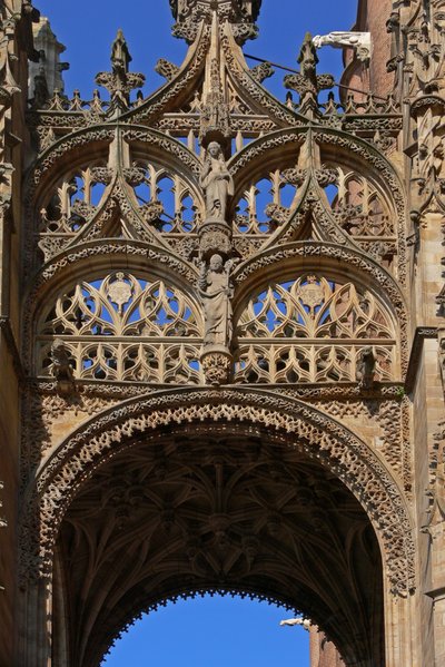 Tracery Above the South Door by French School