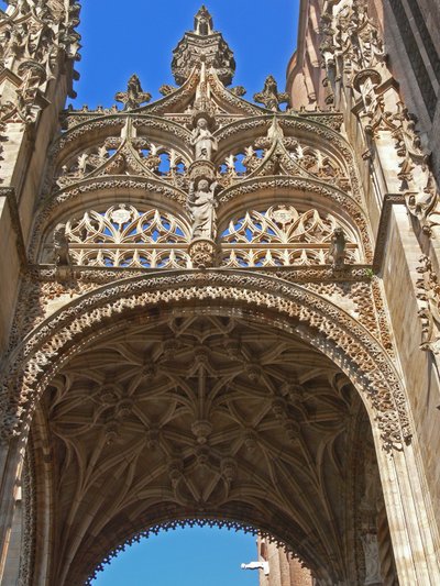 Tracery Above the South Door by French School